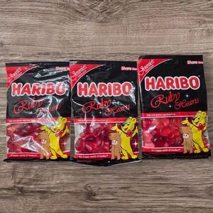 Haribo Jennie Ruby Hearts – Jennie's Edition Share Size 8oz (Lot of 3)  New RARE